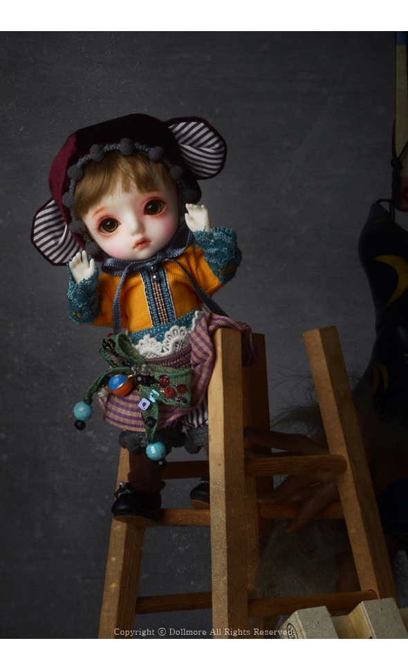 通販最新品[Dollmore] 球体関節人形 Bebe Doll - Adorable Clown Boy Everett - LE20 本体