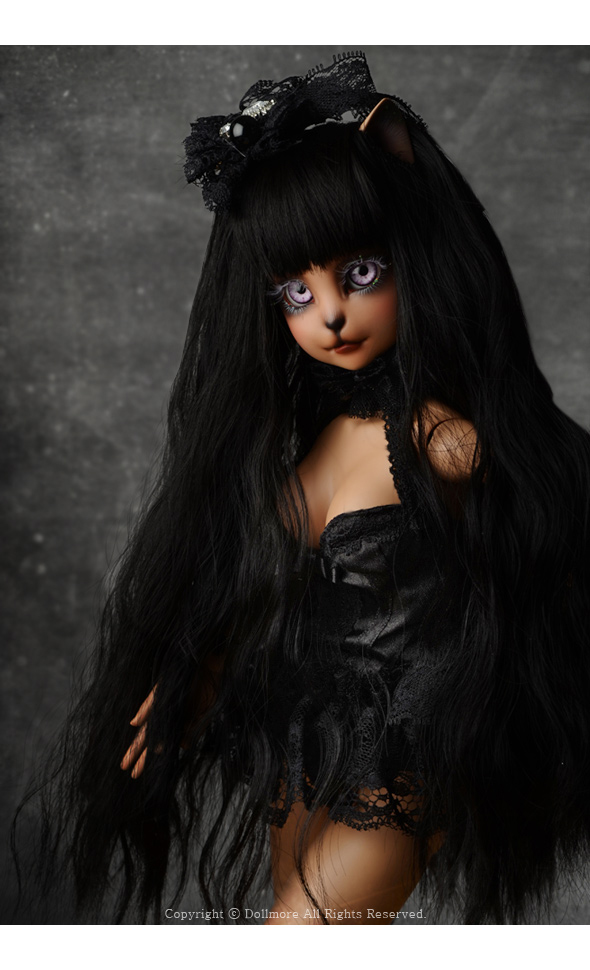 特売割[Dollmore] 球体関節人形 Catish Girl Doll - Intactly Reaa In Black - LE10 本体
