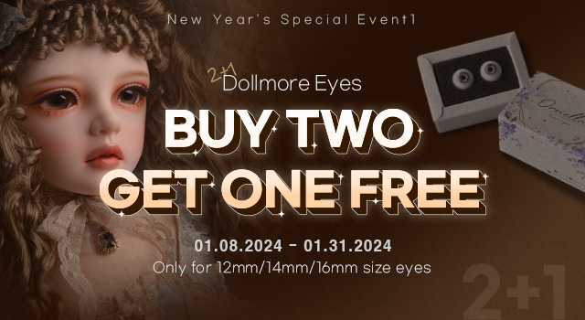 Dollmore] OOAK BJD Supplies Doll eyelashes - 2020JYH-8 (Light